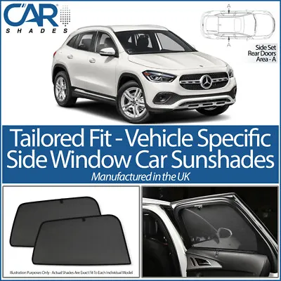 £49.99 • Buy Mercedes GLA (H247) 2020> CAR SHADES UK TAILORED UV SIDE WINDOW SUN BLINDS TINT
